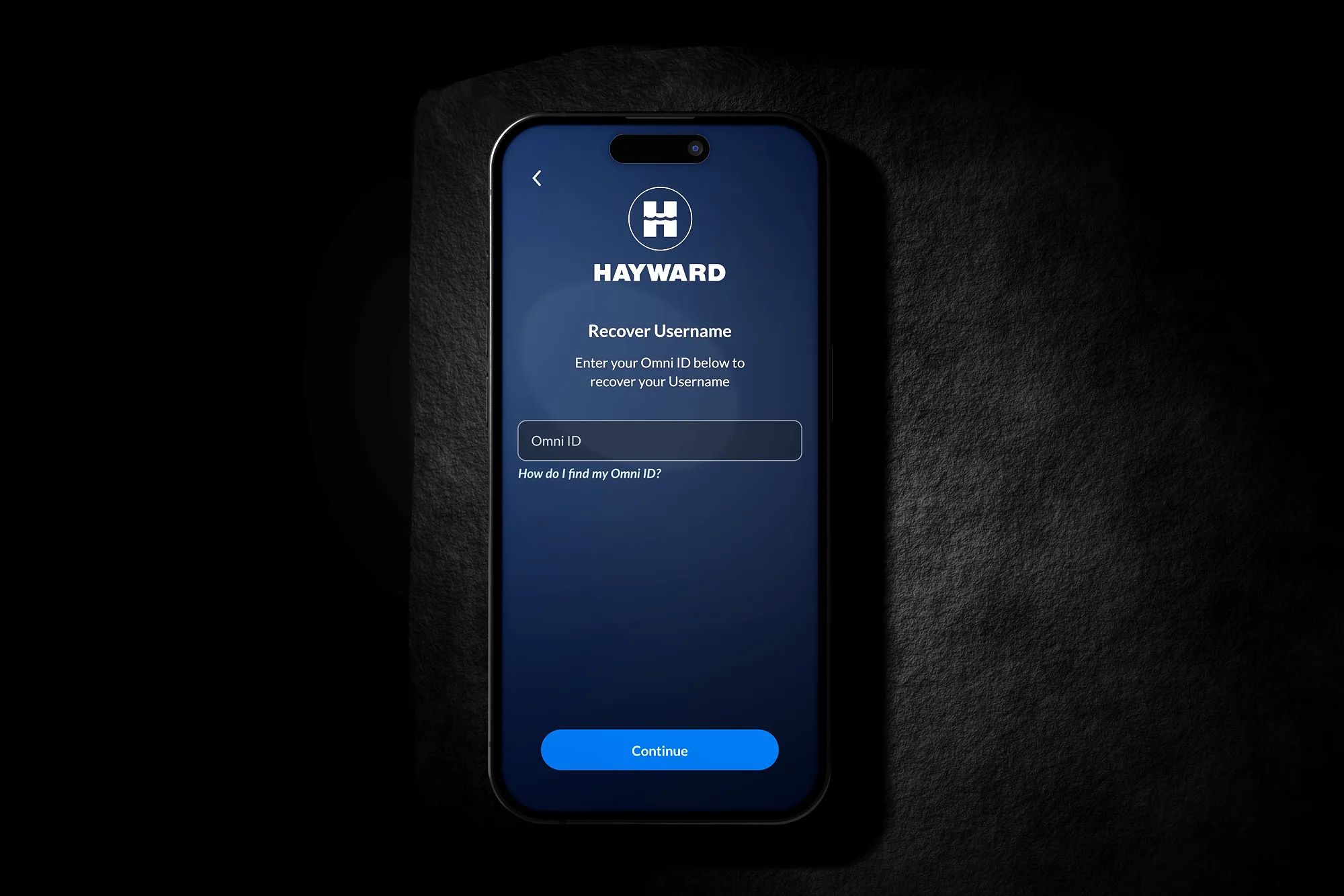 App on stone
